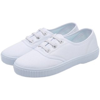 Kindergarten indoor dancing white shoes for boys and girls