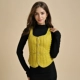 Mùa thu mới và mùa đông xuống áo vest cotton nữ mỏng ngắn lót vest mỏng Phiên bản Hàn Quốc của áo khoác cotton dày ấm áp áo gile vest nữ trung niên