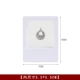 PE màng treo hộp hiển thị hộp trang sức khung vòng đeo tay wenwan bao bì Hạt vòng tay acrylic trong suốt hộp bán buôn - Vòng đeo tay Cuff