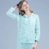 Gạc tháng quần áo mùa hè cotton gạc sau sinh cho con bú đồ ngủ mùa xuân và mùa thu mèo nhà dịch vụ phần mỏng phụ nữ mang thai bộ đồ ngủ - Giải trí mặc / Mum mặc bộ sau sinh vải lanh Giải trí mặc / Mum mặc