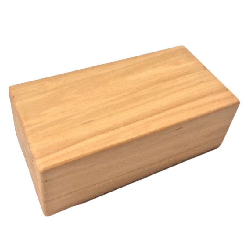 Yoga Brick Solid Wood Beech Brick Yoga Iyengar Tools
