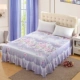 Bộ đồ giường bằng vải cotton một mảnh trải giường bằng vải trải giường 1,8 m 1,5m Bộ đồ giường bằng vải lanh chống trượt