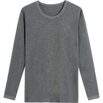 Three guns men's cotton round neck long sleeve single top