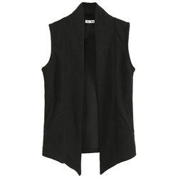 ພາກຮຽນ spring ຜູ້ຊາຍ sleeveless Cardigan ແບບເກົາຫຼີ Slim Stand Collar ຜູ້ຊາຍ knitted Sweater Trendy Casual Handsome Jacket Cloak ຫນາ