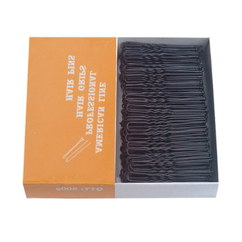 Boxed invisible black clip hair pin photo studio special hairpin bold fixing tool ອຸປະກອນຕັດຜົມຮູບ U-shaped