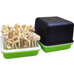 새로운 땅콩 새싹 수경 상자 다기능 심기 상자 콩나물 상자 가정용 콩나물 콩나물 보육 접시 사각형 상자