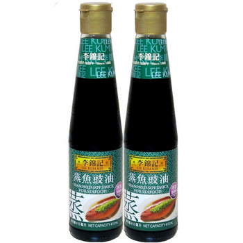 Hong Kong Version of Lee Kum Kee Steamed Fish Soy Sauce 410ml*2 Pack Cold Fried Rice Stir-Fry Soy Sauce New Date