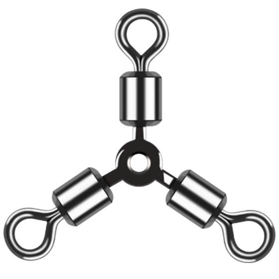 Three-prong swivel connector sea fishing stainless steel Luya fishing supplies fishing equipment small accessories long leg T-shaped O-shaped