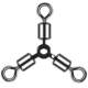 Three-prong swivel connector sea fishing stainless steel Luya fishing supplies fishing equipment small accessories long leg T-shaped O-shaped