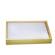 Rectangular container ice plate with wooden support straight ice box