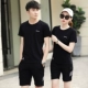 Cặp vợ chồng mới phù hợp với thể thao nam và nữ mùa hè quần short tay ngắn phần mỏng kích thước lớn lỏng lẻo phòng tập thể dục chạy bộ quần áo - Thể thao sau bộ quần áo the thao nữ adidas mùa đông