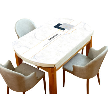 Telescopic folding tablecloth oval style Nordic anti-scalding, waterproof, oil-proof, wash-free mat table PVC ເຮືອນ