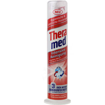 In-Stock German Imported Thera Med Fashion Upright Whitening Toothpaste for Deep Oral Cleaning