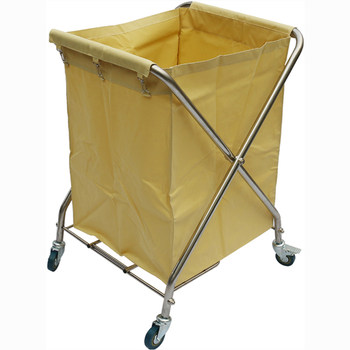 Hotel room folding work car stainless steel