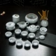 17 ge kiln ruyi чай Set Ivory White