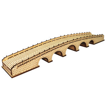 Diy material package garden bridge model handmade