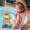 Đồ bơi cho trẻ em gái Công chúa tay áo trẻ em Màu đơn sắc Áo tắm một mảnh Beach Holiday Kem chống nắng Đồ bơi nhanh khô - Bộ đồ bơi của Kid