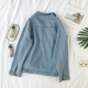 Áo khoác nữ mùa xuân và mùa thu nữ Áo khoác denim nữ