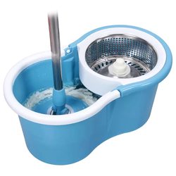 Baijiahaoshi mop bucket rotating hand-pressed mop bucket dry mop mop rotating mop floor mop hand-free home washing