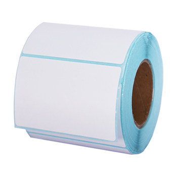 Thermal paper horizontal version blank sticker
