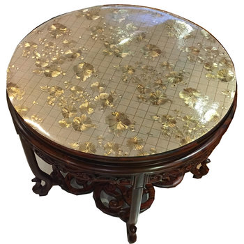 Tablecloth household pvc transparent round waterproof free wash Tablecloth household pvc transparent round waterproof free wash