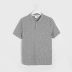 C & A thời trang in áo polo ngắn tay nam mùa hè dệt kim cotton lưới áo thun CA200205416 Polo