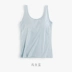 TINGE finger cup với áo ngực bằng vải cotton vest Miễn phí mặc áo ngực BRA một chiếc quần lót mùa hè nhỏ lót nữ áo lót nam chính hãng Áo vest