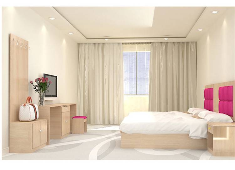 Shu Xuan SHUXUAN Express Hotel Khách sạn nội thất đầu giường tiêu chuẩn phòng đơn chân giường TV tủ hành lý giá treo quần áo - Nội thất khách sạn smart tivi