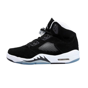 Nike Air Jordan 5 Retro ສີດໍາແລະສີຂາວ OREO 440888-035 ໃນຫຼັກຊັບ