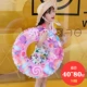 Vòng bơi người lớn dày nam và nữ phao cứu sinh bơm hơi trẻ em lớn flamingo dễ thương người lớn mới bắt đầu bơi vòng