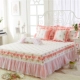 Bông giường bedspread váy cotton một mảnh theo phong cách Hàn Quốc mùa hè đầm ren công chúa 1.5 / 1.8m chống trượt bộ đôi - Váy Petti giường váy