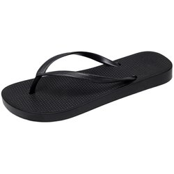 Wear fashion couple characters Drag female men in summer to prevent slippage bottom and bathroom beach shoes black sandals