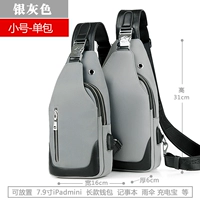 Маленький серебряный серый