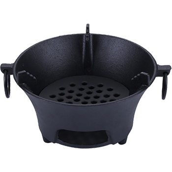 Cast iron barbecue charcoal stove barbecue charcoal stove griddle edge