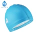 Thể hình mái tóc dài tai bịt tai silicone bơi mũ không thấm nước In PU phủ nam và nữ thời trang thoải mái Mũ bơi Lycra mũ bơi nam Mũ bơi