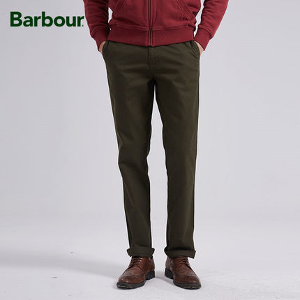 英国 Barbour 巴伯尔 男式直筒休闲裤 天猫优惠券折后￥189包邮（￥199-10）2色可选 羊毛毛衣￥249