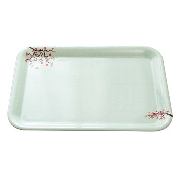 Metamine tea tray rectangular household tea cup