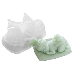 Aizapang Sleeping Baby Handmade Soap Silicone Mold DIY Soap Silicone Mold Soap ກ່ຽວກັບ 36g