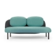 Artificial kẹo sofa sofa vải nội thất phòng khách hiện đại nhỏ gọn sofa nhỏ phòng ngủ căn hộ nhỏ - Ghế sô pha