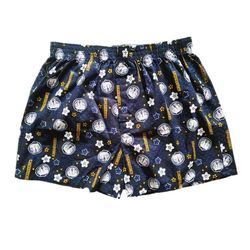 Doraemon Doraemon Doraemon Cartoon Arrow Pants Pure Cotton Japanese Couple Home Underpants Shorts Large Size Pajama Pants Marble Smoke Pass