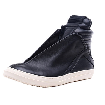 Autumn and winter genuine leather korean style boots fashion style outdoor hip-hop shoes