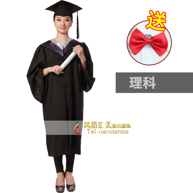 Cử nhân Uniform Graduation dress Cao đẳng Bằng Quần áo Bán buôn Khoa học, Khoa học, Khoa học, nam và nữ Graduation Dresses