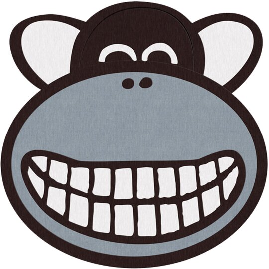 Cute cartoon monkey round carpet living room coffee table bedroom cloakroom swivel chair hanging basket mat children's room bedside blanket