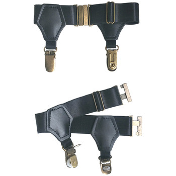 ຄລິບ socks ຜູ້ຊາຍ, bronze duckbill double clip calf garters, ຢ່າງເປັນທາງການ gentleman ນັກສຶກສາເຄື່ອງແບບນັກຮຽນ