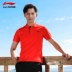 Áo thun nam tay ngắn Li Ning 2019 mùa hè thoáng khí tự tu dưỡng áo thể thao POLO chạy bộ sơ mi nam mặc giản dị - Áo polo thể thao Áo polo thể thao