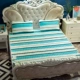 Cũ thô bông mat ba mảnh máy lạnh mùa hè Ruanxi đôi 1.8m / 1.5m / 1.2m mat có thể gập lại - Thảm mùa hè