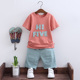 Bé trai Summer Outfit 2020 mới mùa hè cho trẻ em ngắn tay áo Quần áo trẻ em cậu bé 10 tuổi người Hàn Quốc phiên bản của chiếc áo khoác thủy triều.