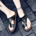 Mùa hè 2019 dép nam mới cho nam Giày đi biển xu hướng thời trang dép xỏ ngón nam giản dị sandal nam đẹp Sandal
