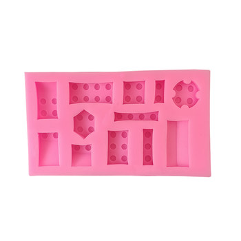 Cartoon robot lego brick mold silicone mold