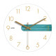 Creative, fashionable and simple living room wooden quartz wall clock
